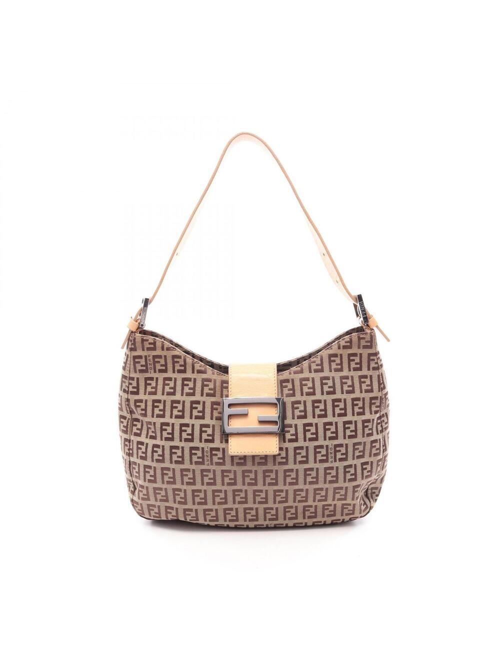 Fendi Zucchino Shoulder Handbag Canvas #339258F93B